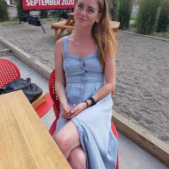 Soft Light Blue Jean Dress - Picture 1 of 4